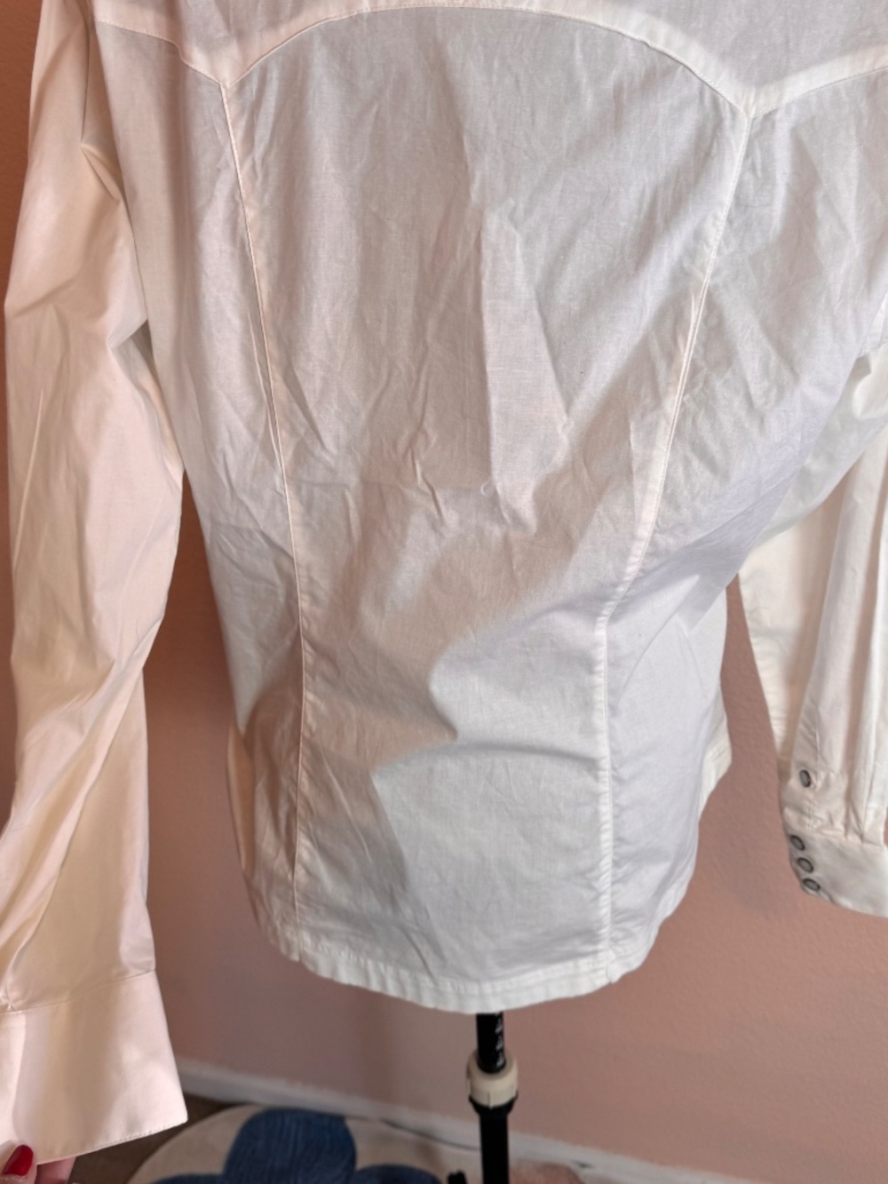 Western Cowgirl Rodeo Prairie Panhandle Women's Cotton Shirt Pearl Snaps XL - Picture 5 of 13